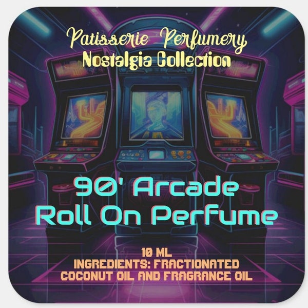 90's Arcade Perfume- Video Games, 90's Arcade, Childhood Nostalgia- Free 2 ML With Purchase!