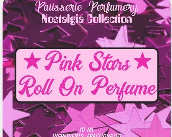 Pink Stars (Rock Star) Perfume- Pink Star Stickers, Candy, Childhood Nostalgia- Free 2 ML With Purchase!