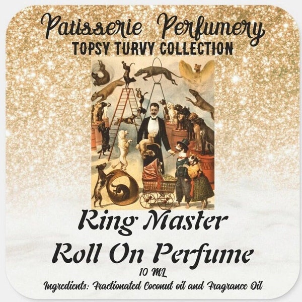 Ring Master Perfume- Caramel, Fresh Popcorn, Candied Nuts- Free 2 ML With Purchase!