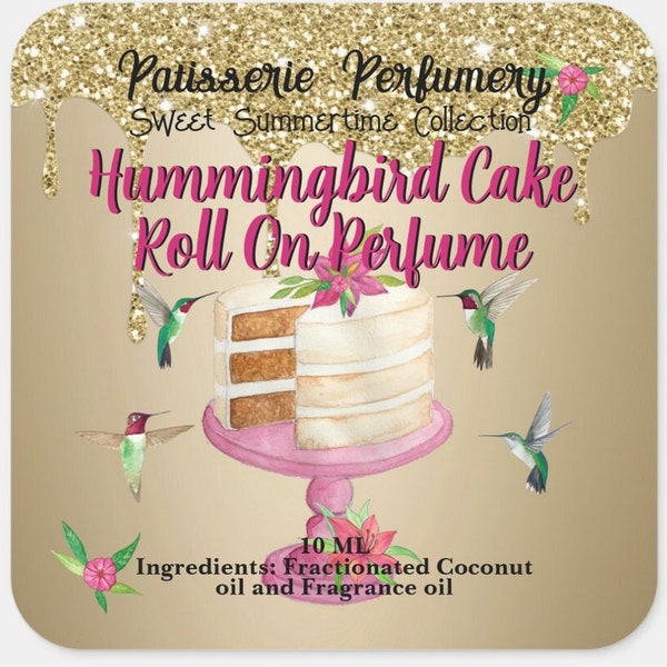 Hummingbird Cake Perfume- Banana Cake, Pecan, Buttercream, Pineapple- Free 2 ML With Purchase!