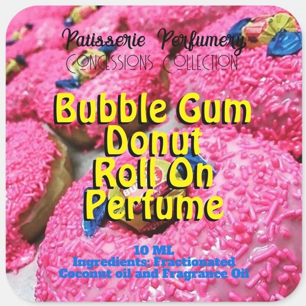 Bubble Gum Donut Perfume- Bubble Gum, Frosted Donut, Sprinkles- Free 2 ML With Purchase!