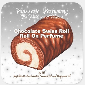 Chocolate Swiss Roll Perfume- Chocolate Cake, Marshmallow Cream, Dark Chocolate Ganache- Free 2 ML With Purchase!