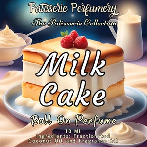 10 ML Milk Cake Perfume Oil- Milk, Sugar, Warm Vanilla, Butter- A Lactonic Creamy Cake Accord • Premium Artisan Scents • Made Fresh