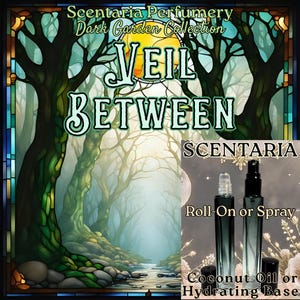 Veil Between Artisan Perfume: Fog, Damp Moss, Patchouli, Sandalwood Incense - Vegan (10 ML)