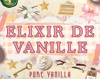 Elixir de Vanille • Gourmand Fragrance • Pure Vanilla, Sugar Cane, Almond, Musk • Scentaria Patisserie Collection