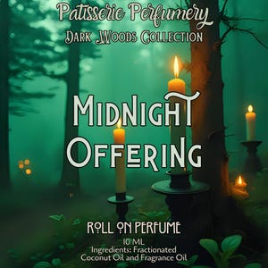 10 ML Midnight Offering Perfume Oil- Absinthe, Pumpkin, Palo Santo, Smoke, Frankincense, Patchouli • Premium Artisan Scents • Made Fresh
