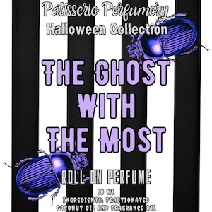 10 ML The Ghost With The Most Perfume Oil- Palo Santo, Black Plum, Smoke, Cardamom, Amber • Premium Artisan Scents • Made Fresh