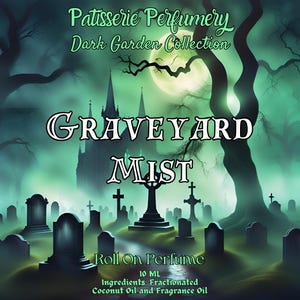 10 ML Graveyard Mist Perfume Oil- Tombstone Moss, Thick Moonlit Fog, Eerie Graveyard Incense • Premium Artisan Scents • Made Fresh
