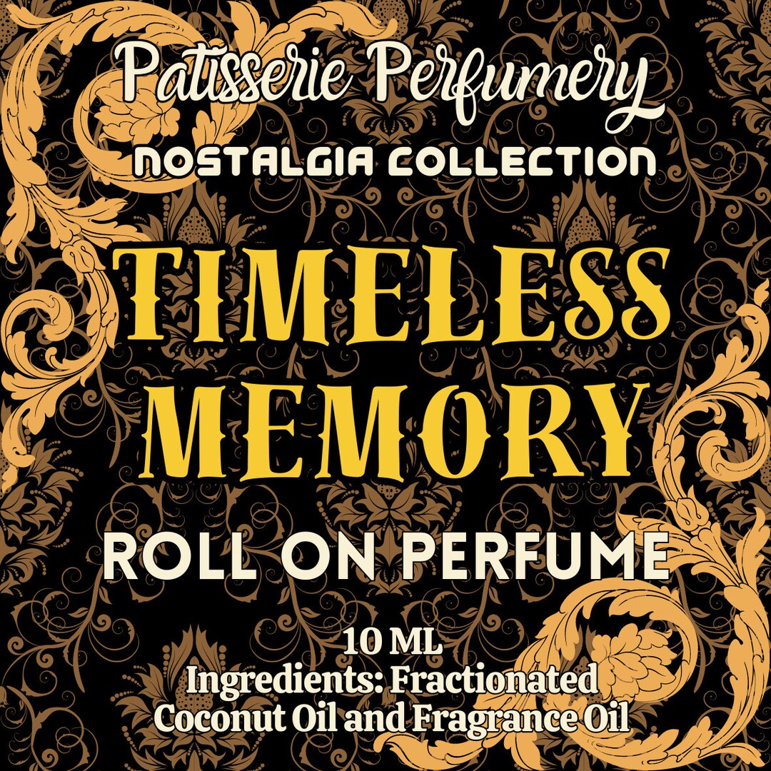 Timeless Memory Timeless Memory the Original Type Perfume Vetiver, Black Peppercorns ...
