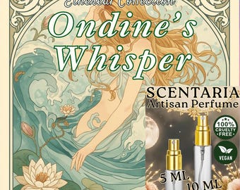 Ondine’s Whisper Spray: Grüner Tee, Ingwer, Minze, Gurke, Floral, Moos - Made-to-Order