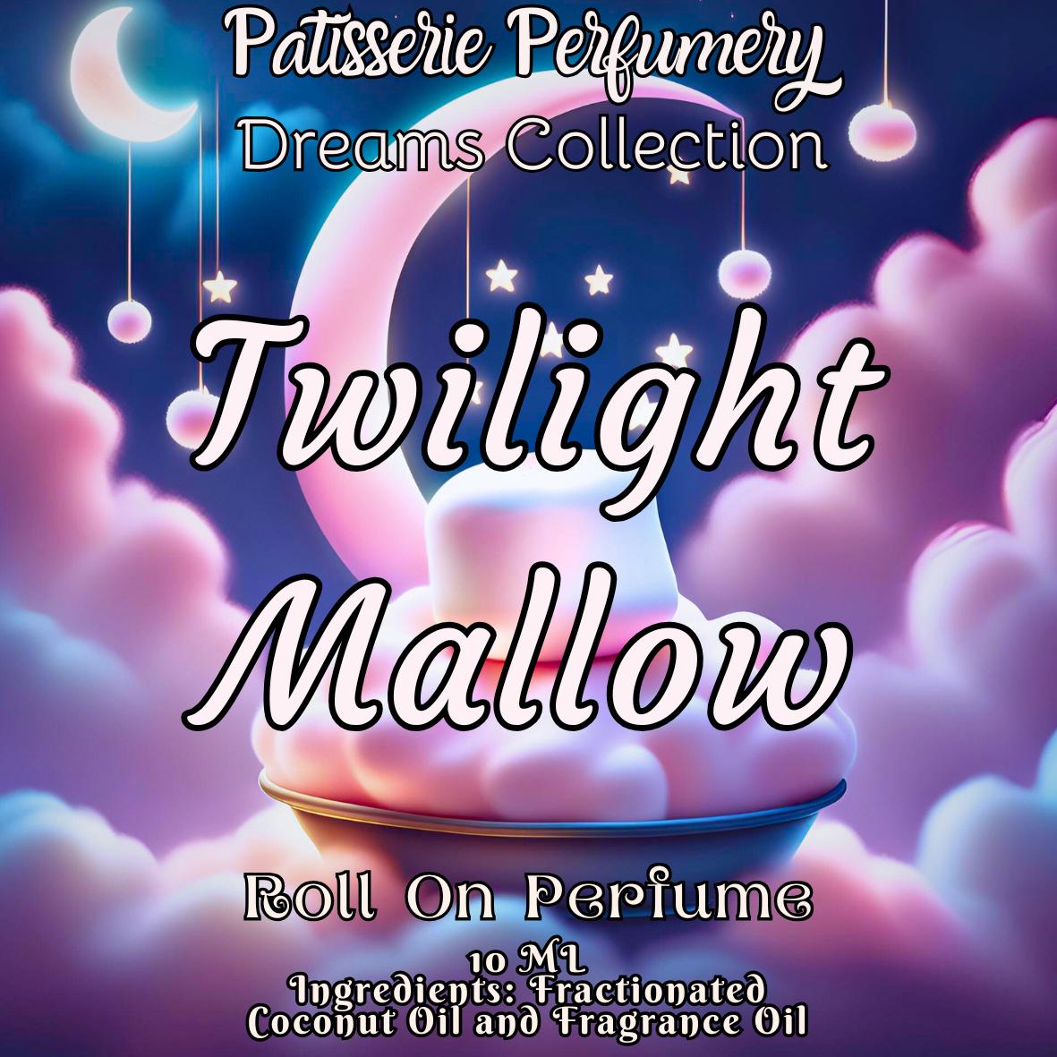 10 ML Twilight Mallow Perfume Oil- Marshmallow, Lavender, Magnolia, Milk, Vanilla, Sandalwood • Premium Artisan Scents • Made Fresh