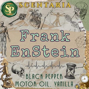 Frank EnStein • Parfum Nocturne • Poivre noir, huile moteur, vanille, patchouli • Collection Scentaria Midnight