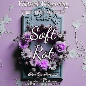 Soft Rot Perfume Oil- White Peach, Rose, Jasmine, Incense, Cedar, Amber, Patchouli • Premium Artisan Scents • Made Fresh