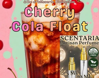 Cherry Cola Float Perfume Spray: Fizzy Cherry-Cola, Vanilla Ice Cream - Vegan, Made-To-Order