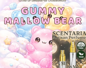 Gummibärchen Parfümzerstäuber: Fruchtige Gummibärchen, cremiger Marshmallow - vegan, auf Bestellung