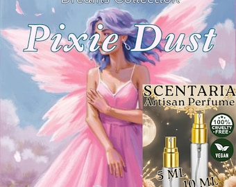 Pixie Dust Parfümzerstäuber: Zuckerwatte, Beere, Jasmin, Vanille, Amber - Vegan, auf Bestellung