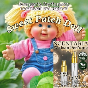 Sweet Patch Doll Perfume Spray: Nostalgic 80's Cabbage Kids Baby Doll - Vegan, Made-To-Order
