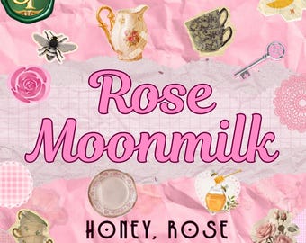 Rose Moonmilk • Dreamy Fragrance • Honey, Rosewater, Oat Milk, Vanilla, Tonka • Scentaria Dreams Collection