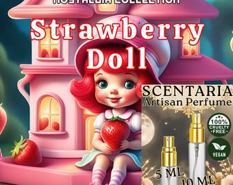 Strawberry Doll Perfume Spray: Nostalgic 80's Strawberry Scented Dolls - Vegan, Made-To-Order