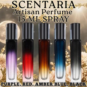 Artisan Perfume Spray: 250+ Scent Choices, Alcohol Free - Made Fresh, Vegan (15 ML)
