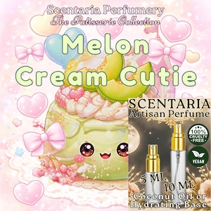 Melon Cream Cutie Perfume Spray: Honeydew, Melons, Marshmallow, Whip Cream - Vegan