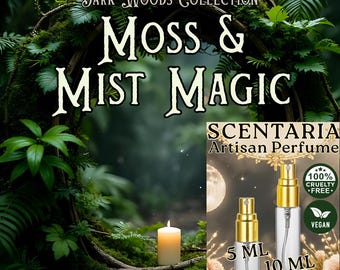 Moss & Mist Magic Perfume Spray: Petrichor, Ozone, Moss, Grass, Mud - Vegan, Made-To-Order