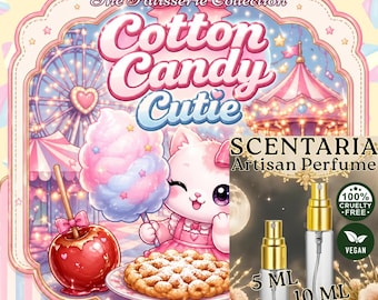 Cotton Candy Cutie Artisan Perfume: Cotton-Candy, Caramel, Apple, Funnel Cake, Vanilla - Vegan