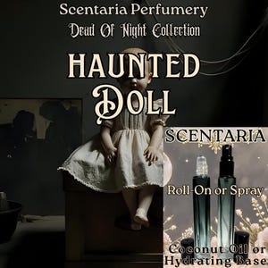 Haunted Doll Artisan Perfume: Velvet Plum, Powdered Porcelain, Violet, Amber, Woods - Vegan (10 ML)