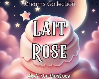 Lait Rose Perfume Oil- Marzipan, Milk, Rose, Vanilla, Sweet Musk • Premium Artisan Scents • Made Fresh