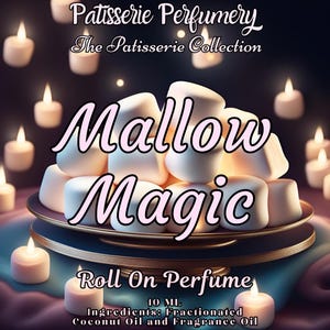 10 ML Mallow Magic Perfume Oil- Almond Sugar, Marshmallow, Milk, Vanilla, Sweet Musk • Premium Artisan Scents • Made Fresh