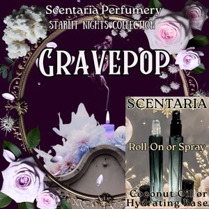Gravepop Artisan Perfume: Cola, Clove, Caramel, Palo Santo, Maple, Smoked Cedar - Vegan (10 ML)