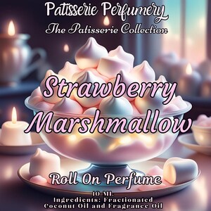 10 ML aardbei-marshmallow-parfumolie - marshmallow, aardbei, poedersuiker, vanille • Premium ambachtelijke geuren • Vers gemaakt