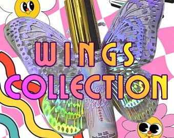 Butterfly Wing Perfume Spray: Choose Scent, Our Original Iridescent Wings Design - Vegan 10 ML