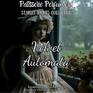 10 ML Velvet Automata Perfume Oil- Jasmine, Vanilla, Tonka, Vetiver, Cedar, Palo Santo • Premium Artisan Scents • Made Fresh