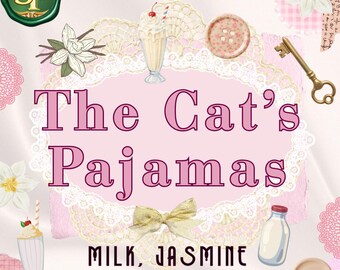 The Cat’s Pajamas • Memory Perfume • Marshmallow, Milk, Jasmine, Vanilla, Tonka • Scentaria Nostalgia Collection