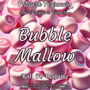 Bubble Mallow Perfume Oil- Bubble Gum, Fluffy Marshmallow, Powdered Sugar, Vanilla Bean • Premium Artisan Scents • Made Fresh