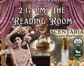 2:17 PM, The Reading Room  Perfume Spray; Parchment, Cedar, Tonka, Vanilla-Tobacco 8 ML