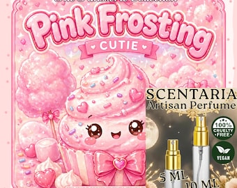 Pink Frosting Cutie Perfume Spray: Cotton Candy, Sprinkles, Whipped Frosting - Vegan, Made-To-Order