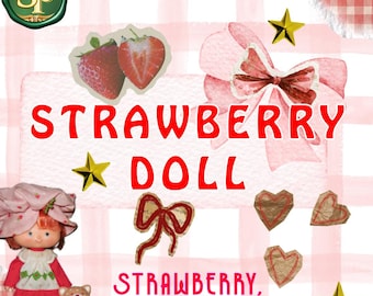 Strawberry Doll • Memory Perfume • Strawberry Sugar, Vanilla, Plastic Dolls • Scentaria Nostalgia Collection