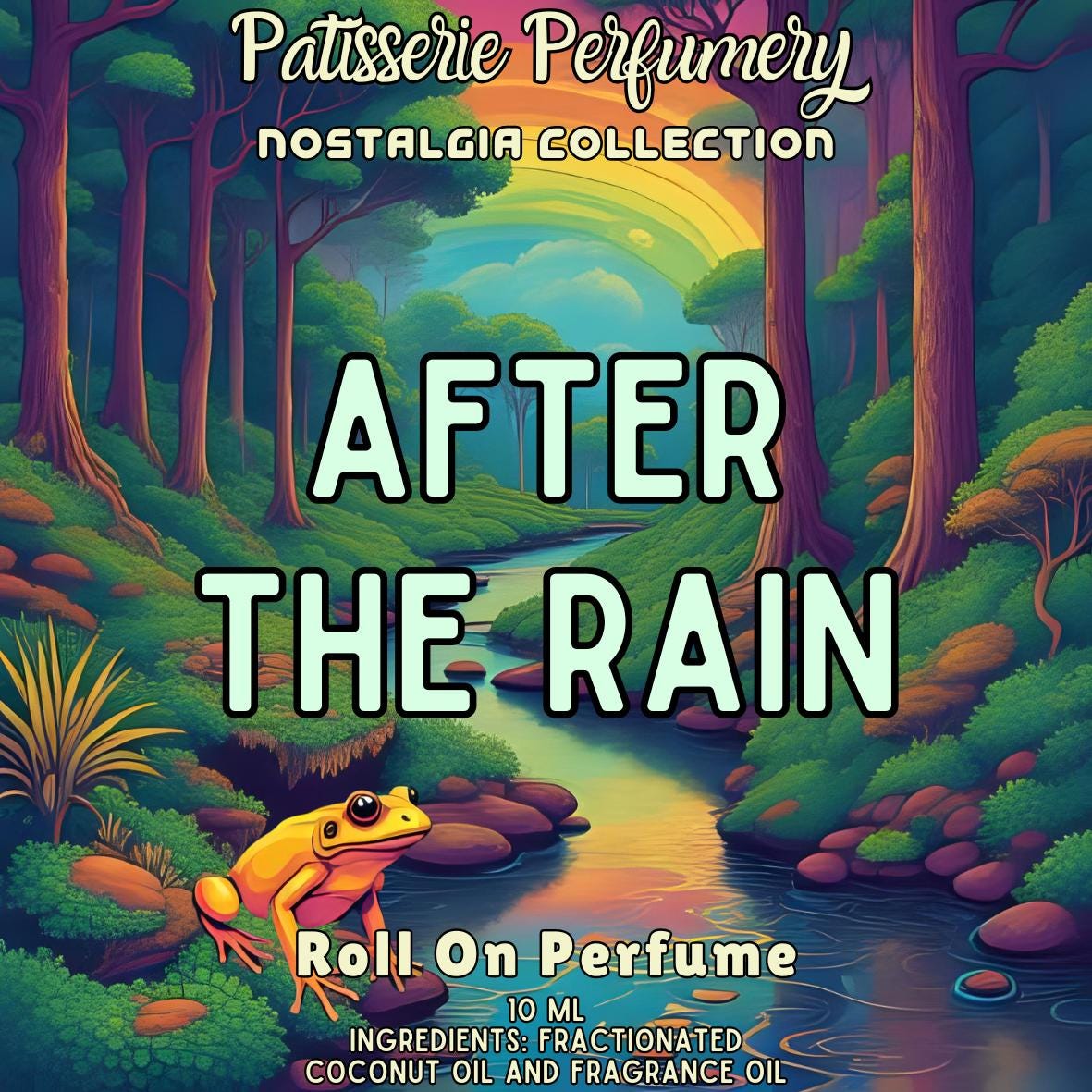 10 ML After the Rain Perfume Oil- Rain, Puddles, Mud Pies, Grass- Childhood Nostalgia • Petrichor, Moss, Grass, Mud • Artisan Scents