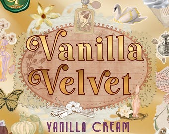 Vanilla Velvet • Dreamy Perfume • Sugar Crystals, Vanilla Cream, Cashmere, Benzoin • Scentaria Dreams Collection