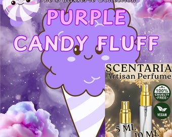 Candy Fluff Parfümzerstäuber: Fluffiger, flauschiger Duft nach Zuckerwatte - vegan, auf Bestellung