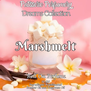10 ML Marshmelt Perfume Oil- Cotton Candy, Marshmallow, Jasmine, Vanilla Bean, Crème Brûlée • Premium Artisan Scents • Made Fresh