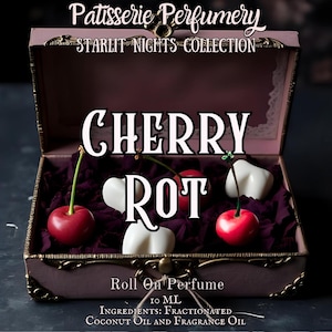 Cherry Rot Perfume Oil- Cherry, Cola, Marshmallow, White Chocolate, Amber, Vanilla Musk • Premium Artisan Scents • Made Fresh