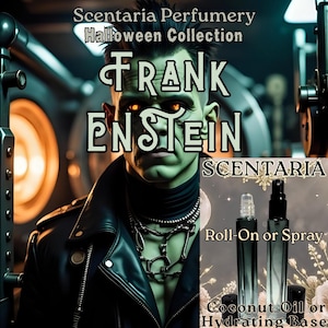 Frank EnStein Artisan Perfume: Black Pepper, Motor Oil, Vanilla, Patchouli, Amber (10 ML)