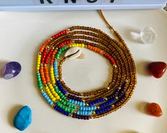 Ìbíjoké // Waistbeads // Crystals // Goddess Beads // African WaistBeads // Belly Chains