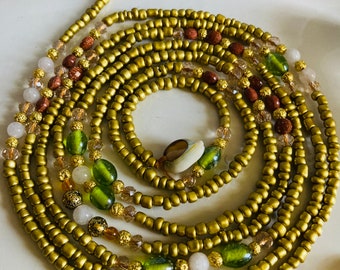 Mojisola // Waistbeads // Crystals // Goddess Beads // African WaistBeads // Belly Chains