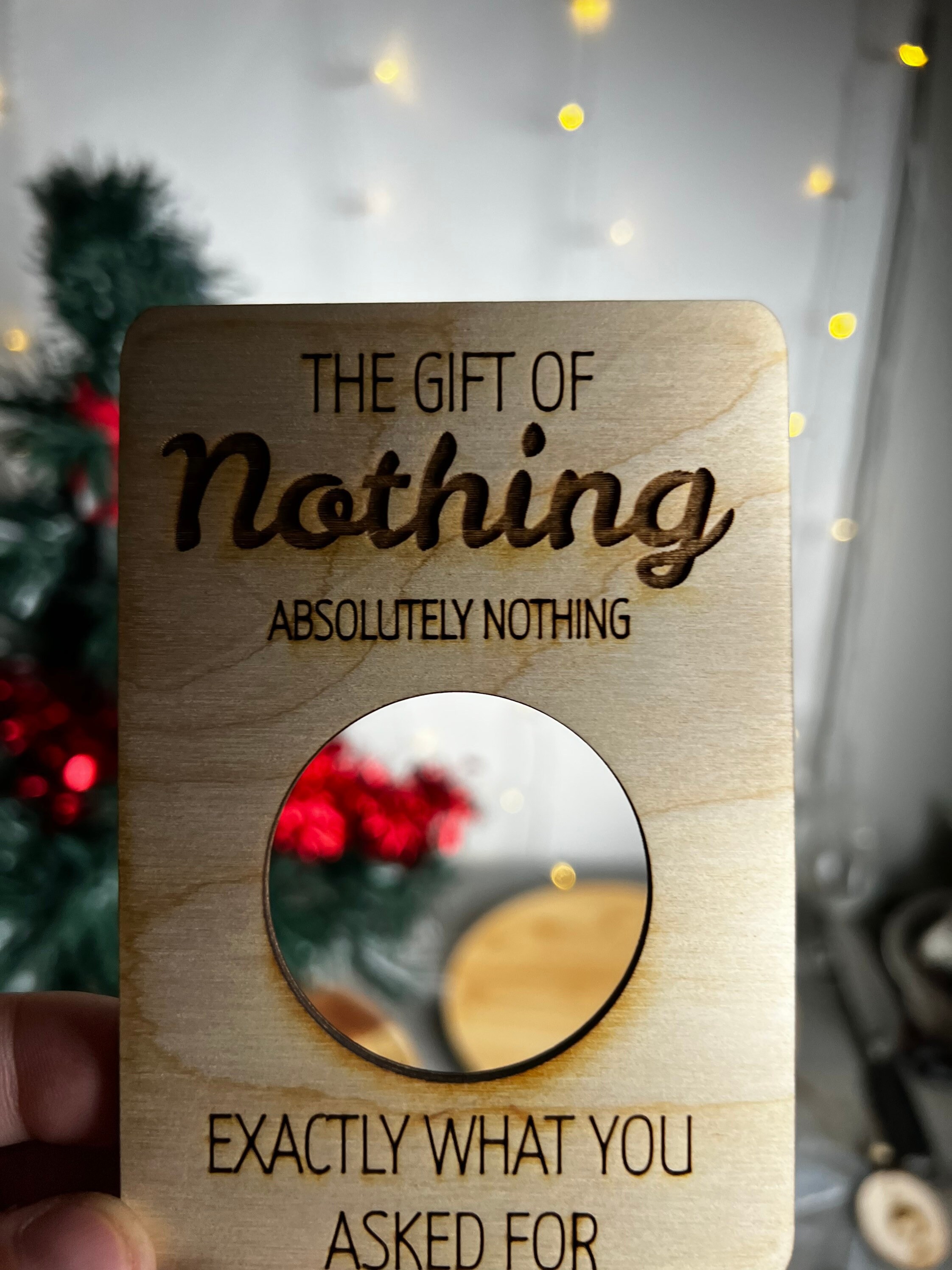 The Gift Of Nothing Is Perfect For Those Who Say They Want Nothing
