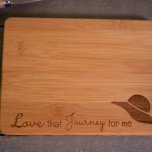 Schitt’s Creek Love that Journey for me Cutting Board 6&quot; x 8&quot;