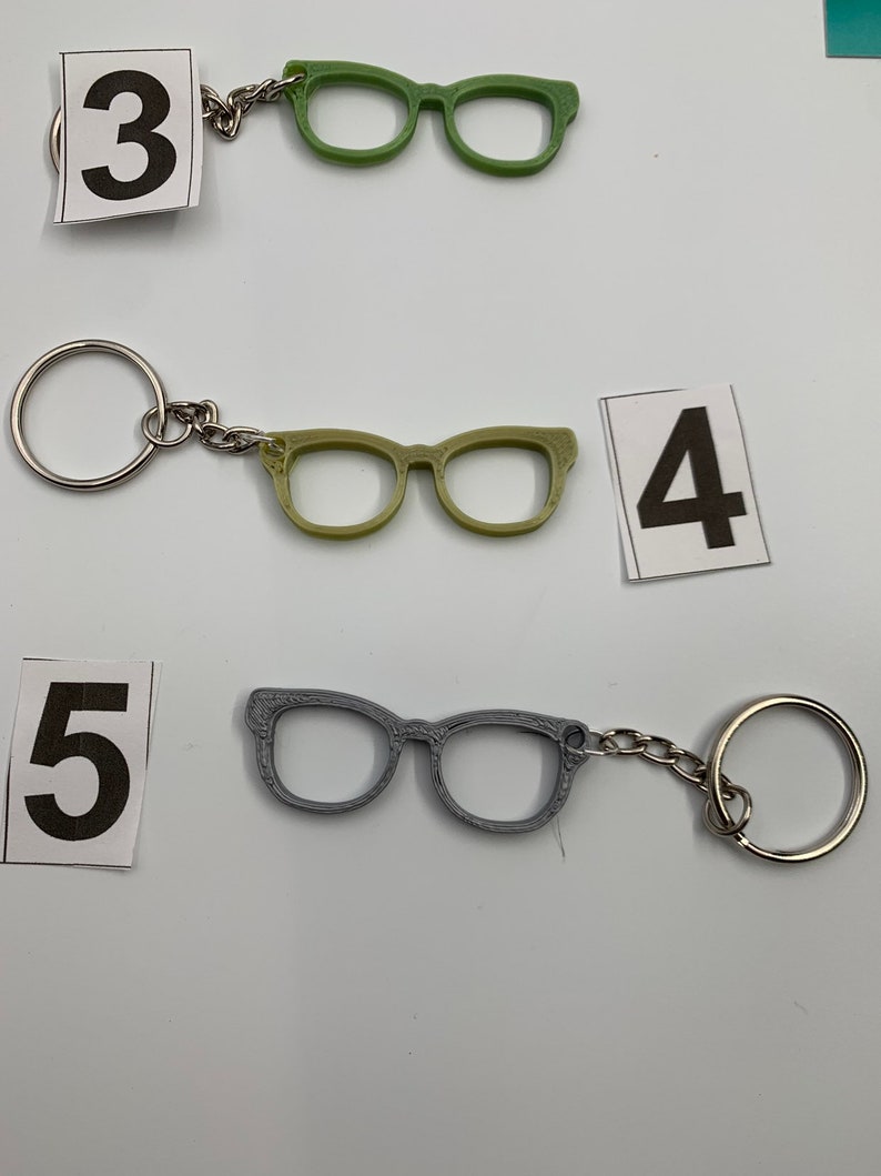 Eyeglass keychains Etsy